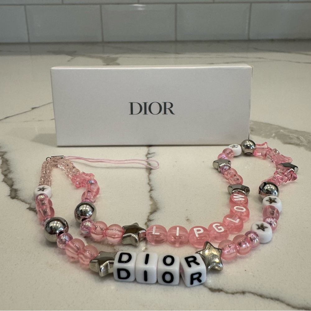 Dior phone charm